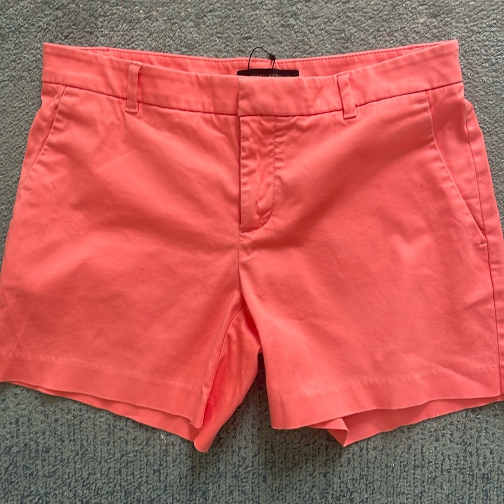Banana Republic Coral Clean Front Shorts Women’s - Size 0
